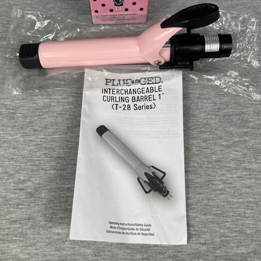 Plugged In Popsi Curls Interchangeable Curling Iron 1"  Barrel  ( T - 28 series) - Picture 9 of 12